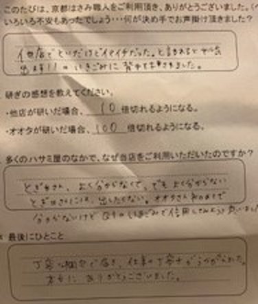 丁寧な梱包で届き、仕事の丁寧さがうかがえました。